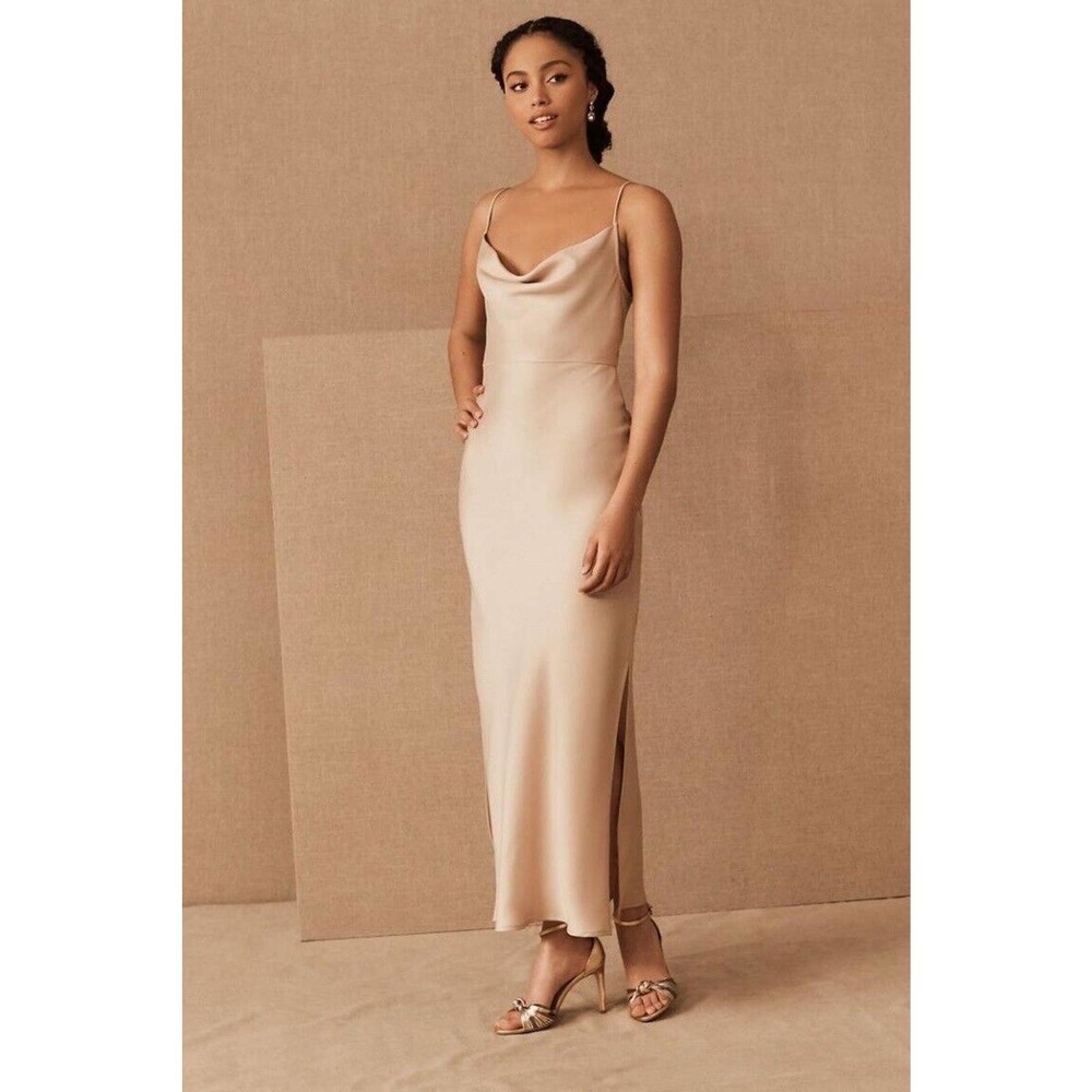BHLDN Sachin & Babi Cali Midi Bridesmaid Formal Dress Size 8 EUC